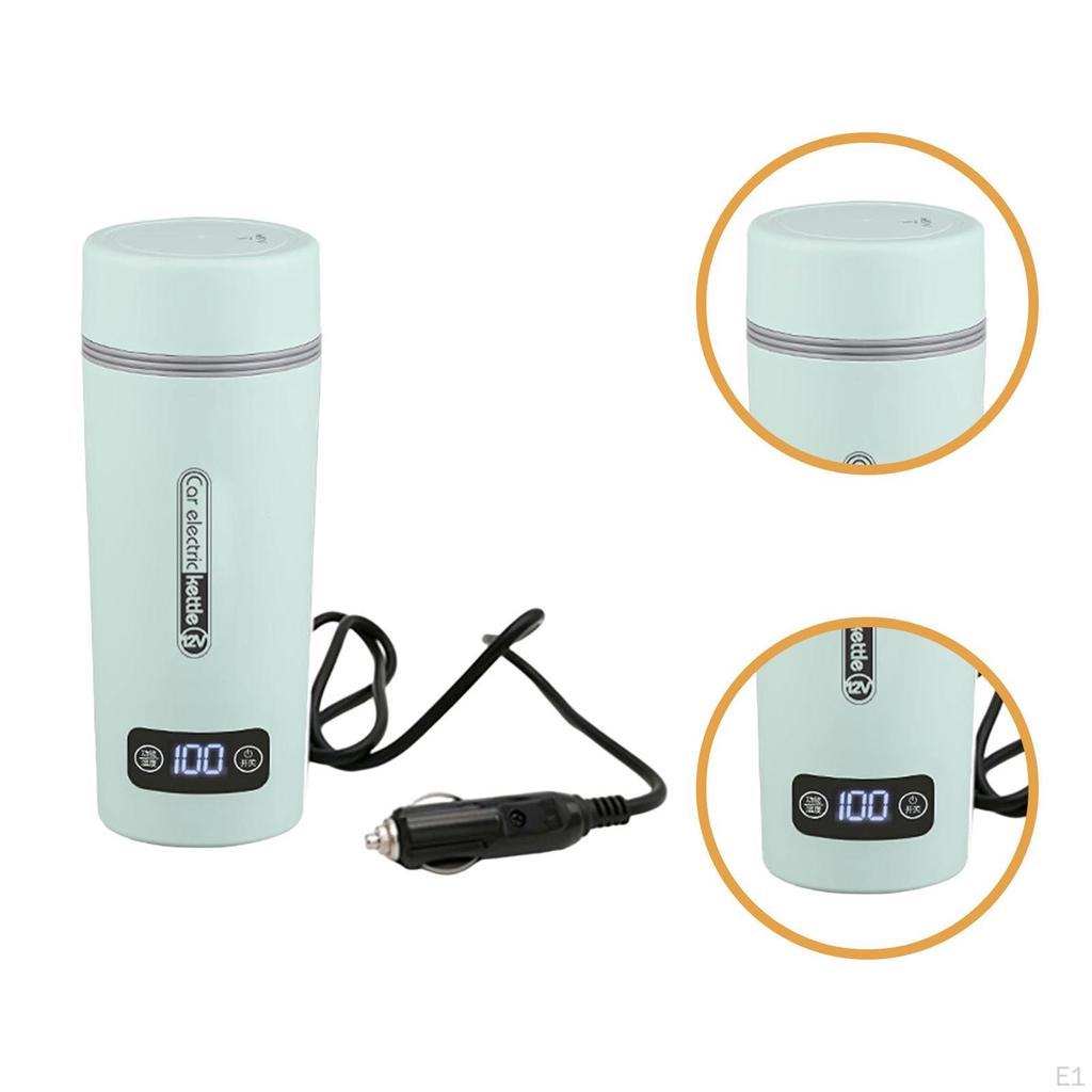 Auto Wasserkocher Heizbecher Kaffee Tee Digitale Temperaturanzeige Beheizter Reisebecher