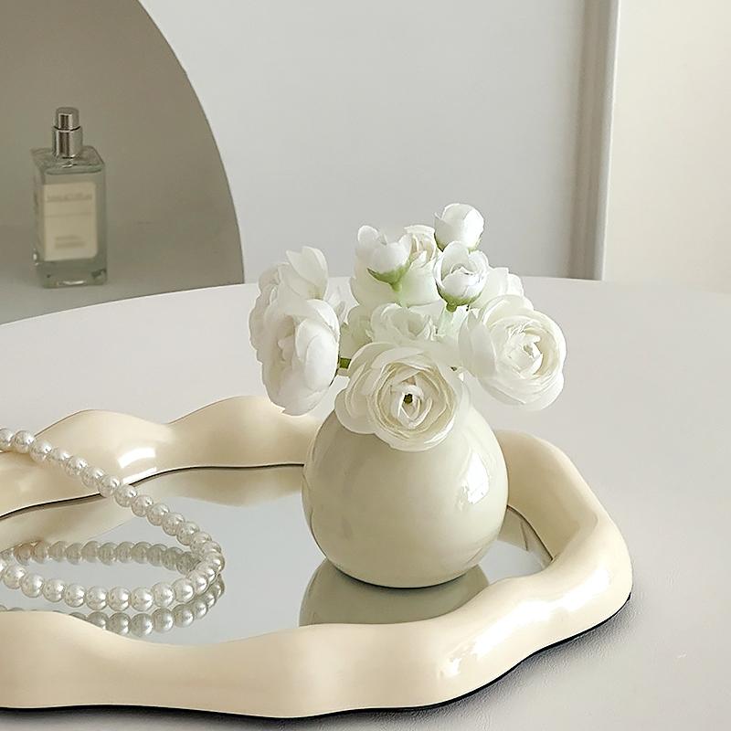 1 Set Artificial Plant Scenery Photography Prop Home Decoration Elegant Simulated Potted Plants Artistic Multi-Color