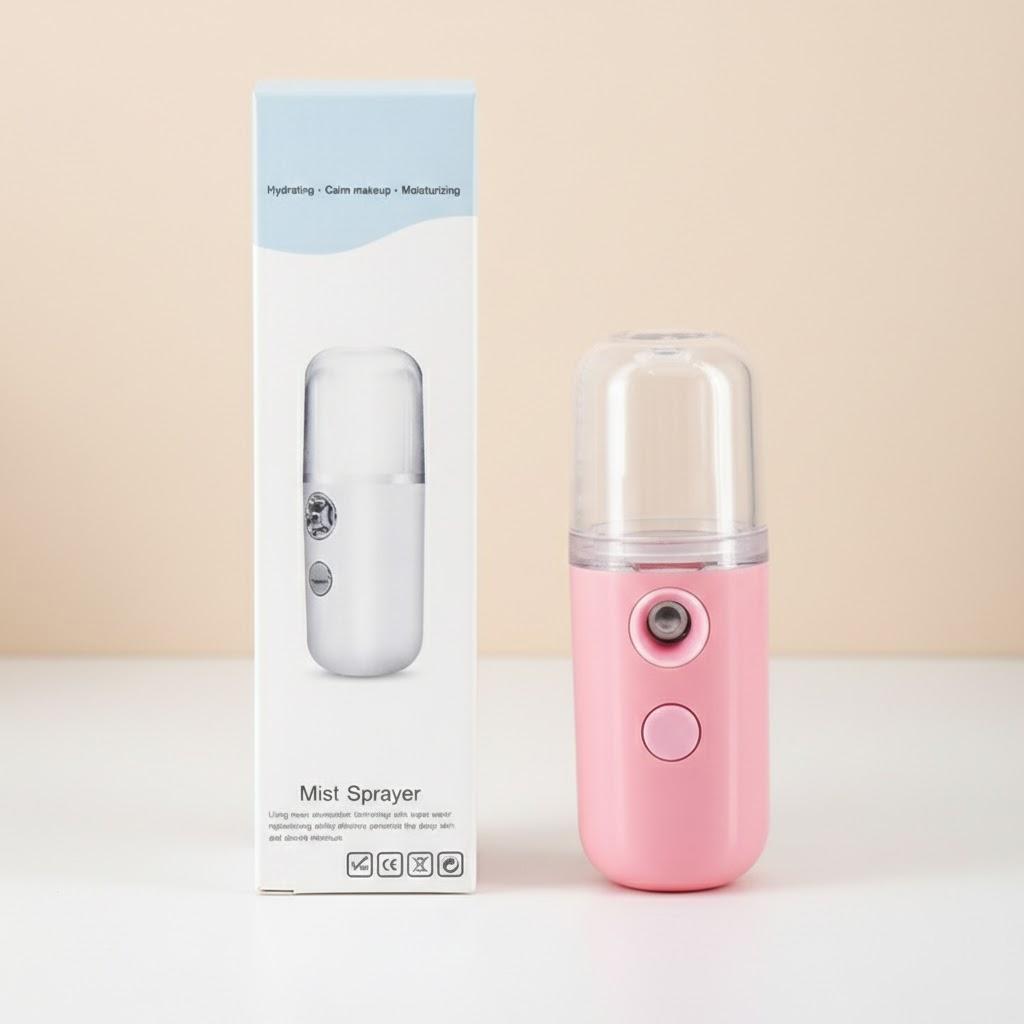 30ML Nano Facial Mist Sprayer Portable USB Mini Face Steamer Humidifier for Skin Care Hydration Beauty Tool