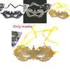 Halloween Costume Accessory With Lace Filigree And Glittering Details For Themed Events And Halloween Cosplay