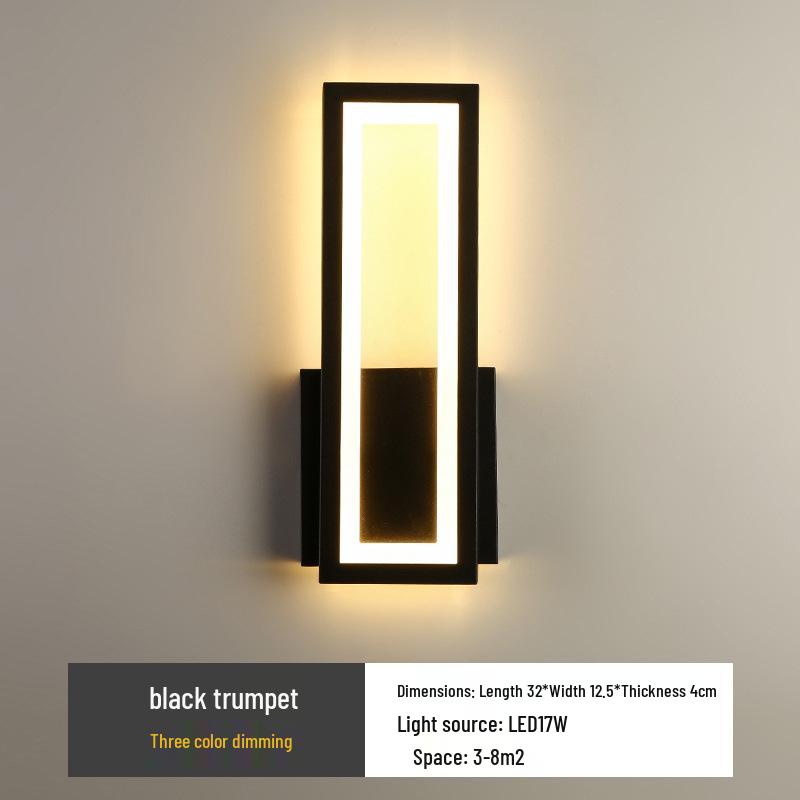 Modern LED Wall Lamp: Sleek Design for Bedroom, Living Room, and Hallway