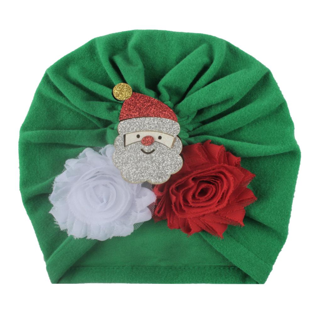 European & American Infant Christmas Cartoon Hat - Breathable & Cute Newborn Accessory