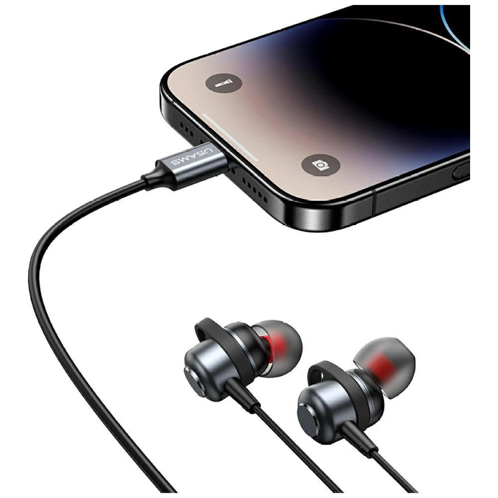 USAMS EP-48 USB-C Tarnish Stereo Headphones