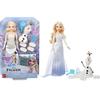 Mattel Disney Frozen Elsa Doll + Olaf Figure Sand and 4 Stamps HYH10