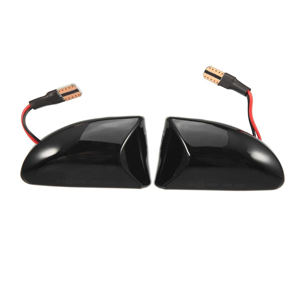 Smoke Lens LED Turn Signal Side Marker Lights For Smart Fortwo W451 2007-2014