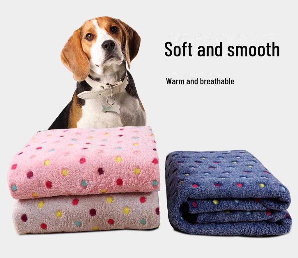 Flannel Pet Blanket for Dogs and Cats - Warm, Suitable for All Seasons