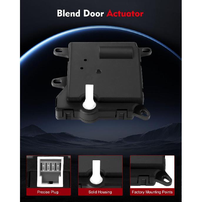 CCIYU Blend Door Actuator Hvac Blend Door Actuator Fit for 2002-2004 for Ford for Expedition,1995-2003 for Ford for Explorer,1995-2011 for Ford for
