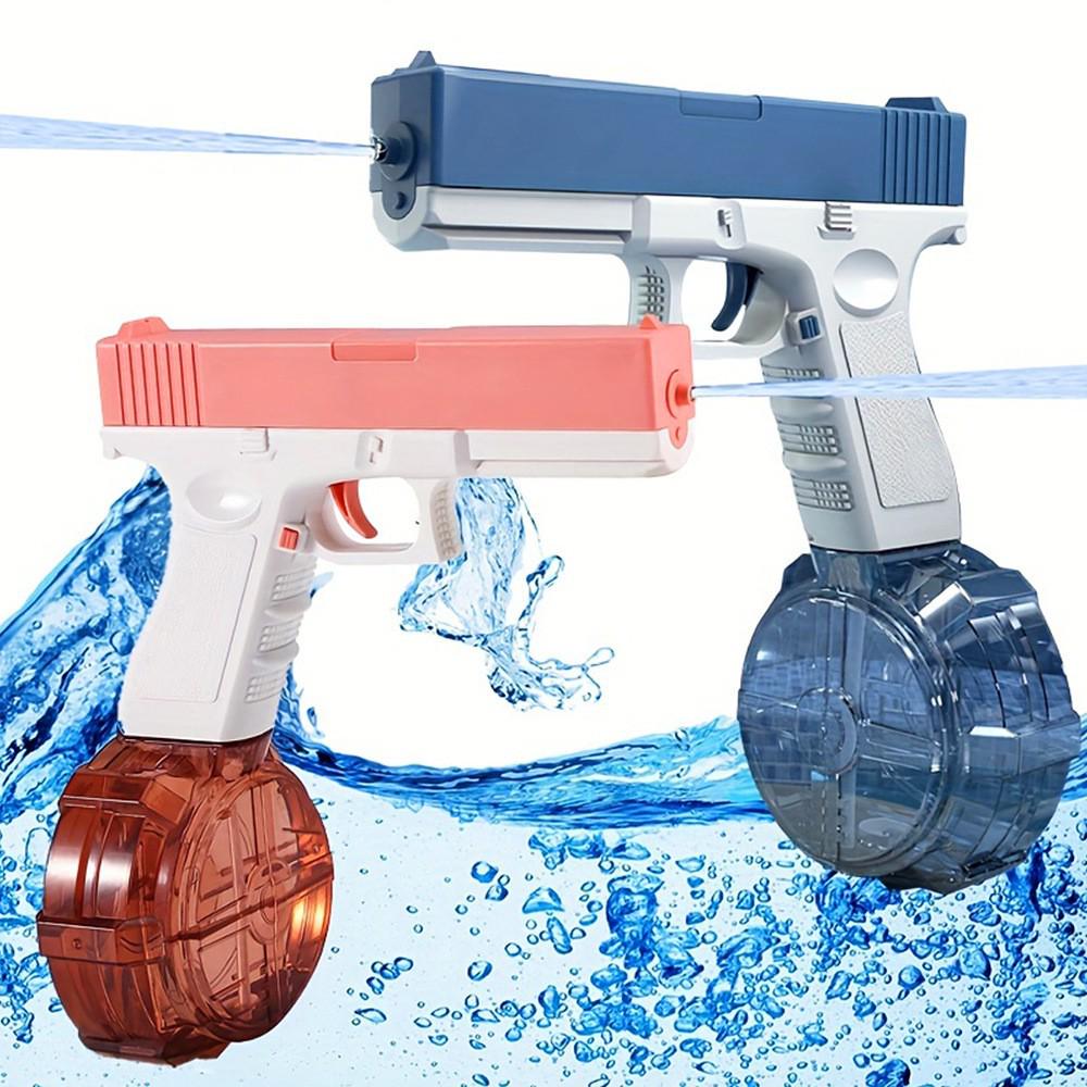 

Children s Continuous Fire Electric Water Gun - Summer Beach Outdoor Fun Toy розовый