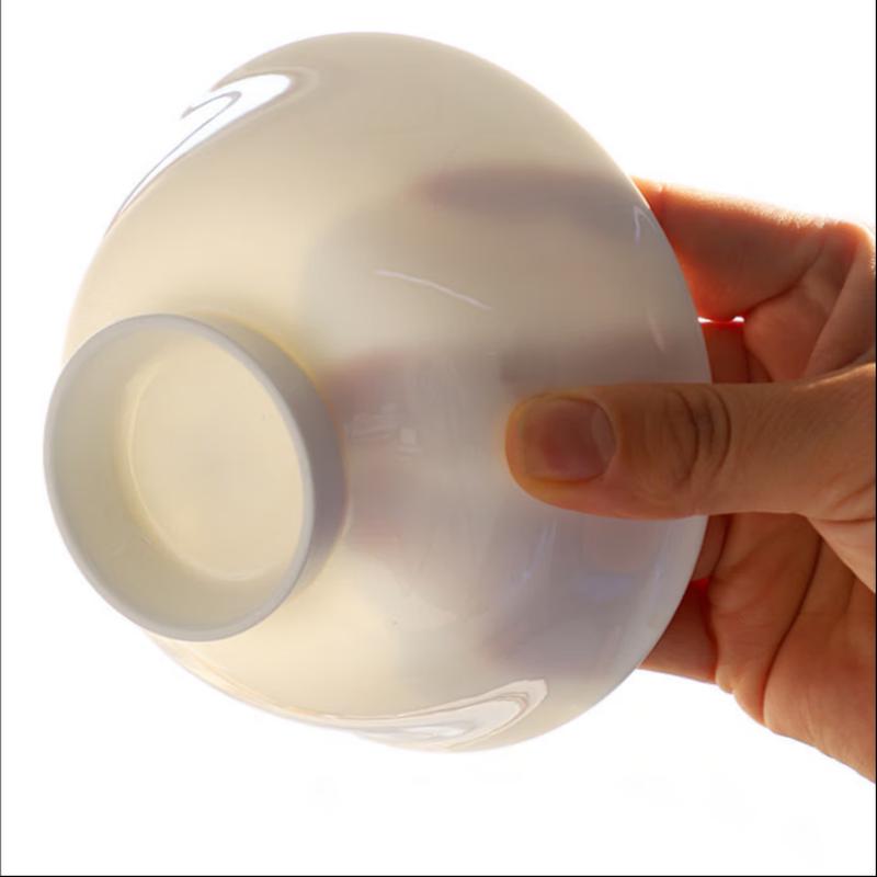 Yueyu Pure White Bone China Household Bowls
