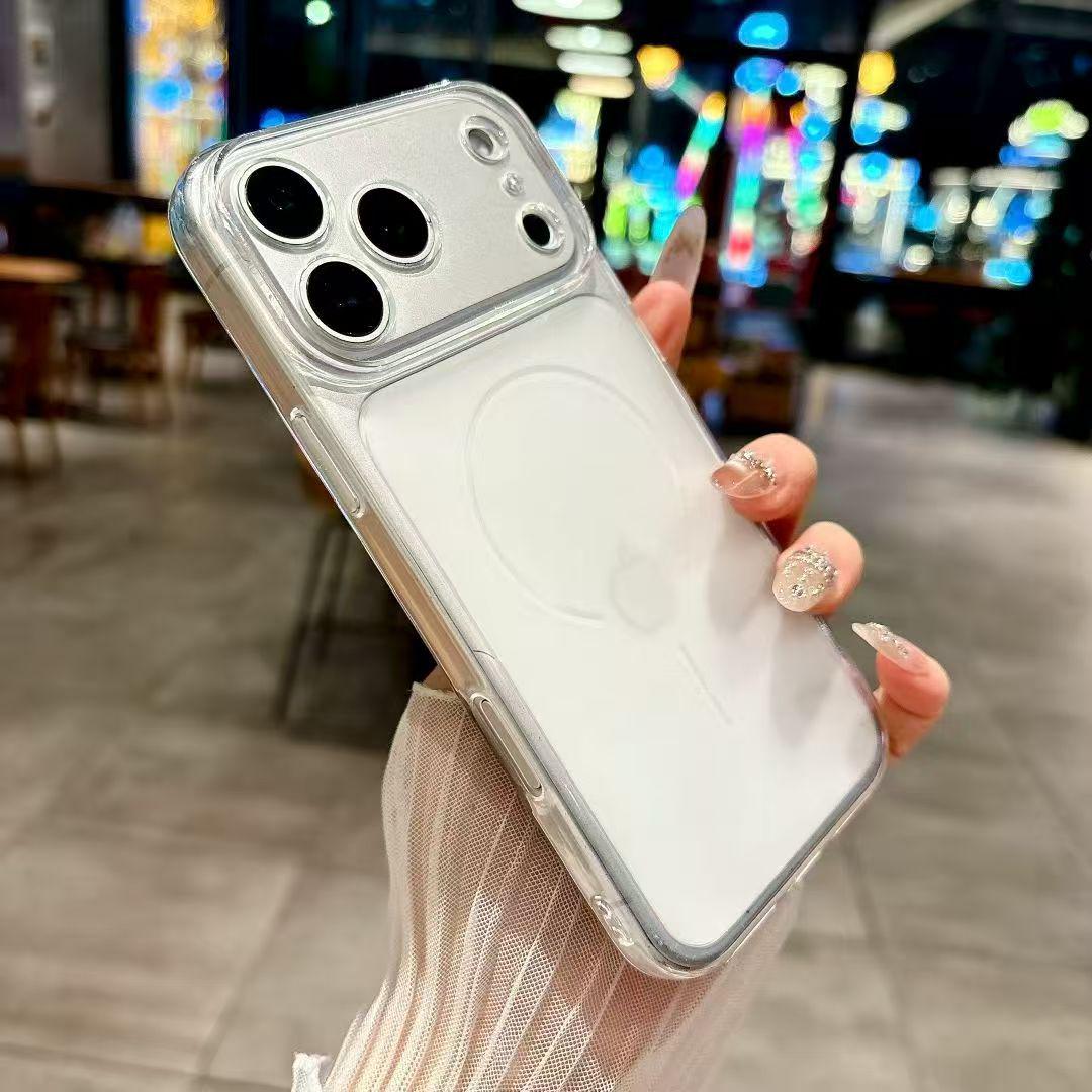 

Compatible with iPhone 17 Pro, transparent frosted ultra-thin TPU drop-proof protective case. iPhone 17 Air білий