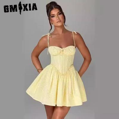Letnia seksowna dopasowana sukienka Spice Halter Strap Slip Dress Pure Desire