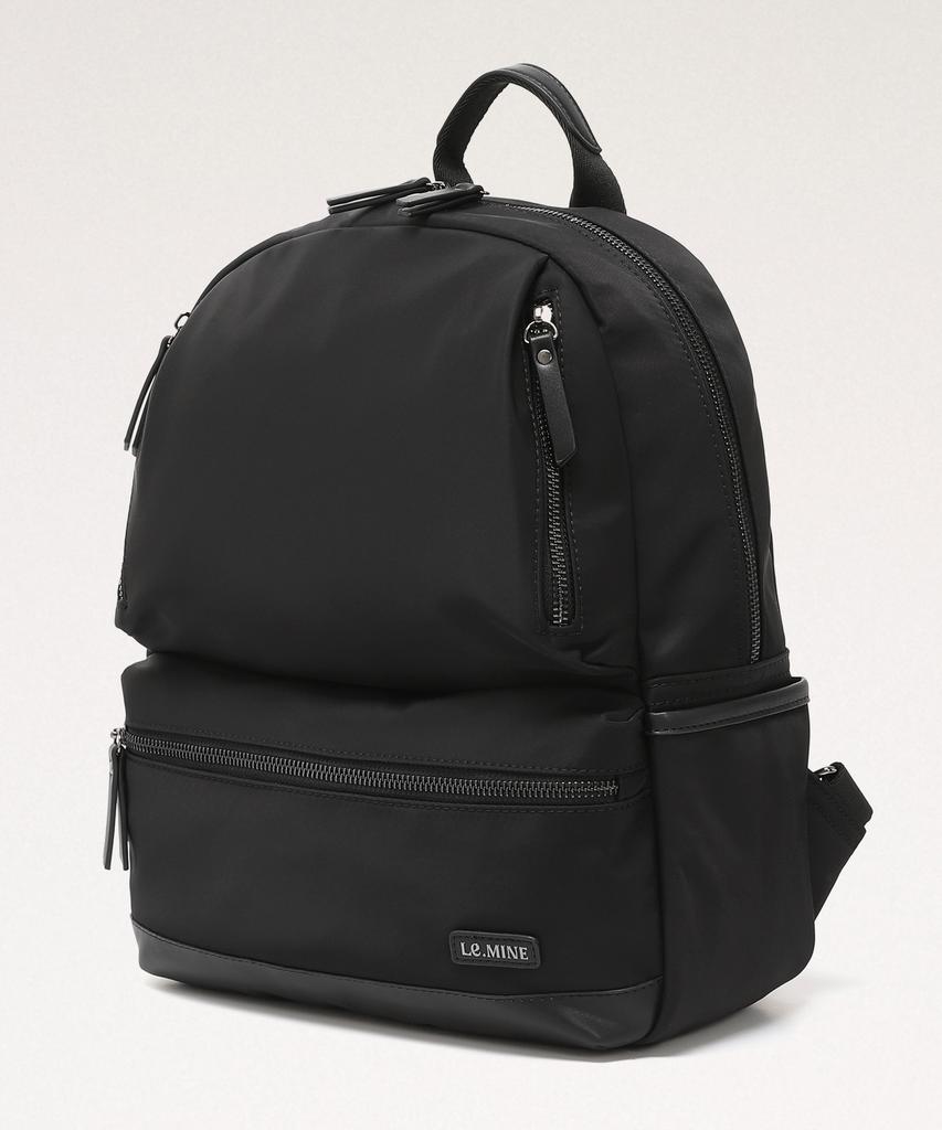 Lemine Nylon One-Day Backpack (Black)