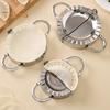 3-in-1 Dumpling Maker Stainless Steel Empanada Press Mini Pie Mold Multi-Functional Tortilla Clamp for Kitchen