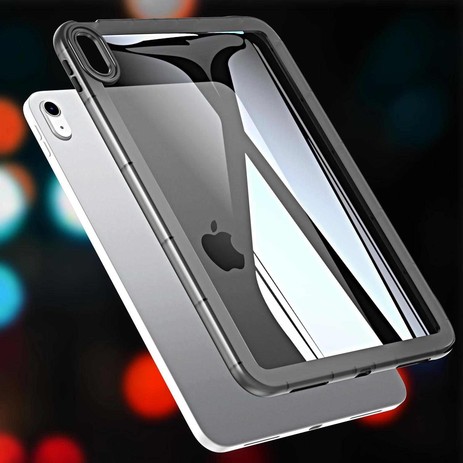 Coque Transparente HD Pour IPad A16 11ème 10ème Génération Air7 11/13pouces Pro 12.9 7/8/9ème Mini Air 7 6 5 4 Housse TPU Souple Funda Mini6 Mini7-A17 Pro