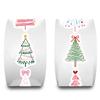 500PCS Christmas Tree Sticker Roll Cartoon Waterproof Stickers for Laptop Phone Bicycle Skateboard Coffee DIY Decoration