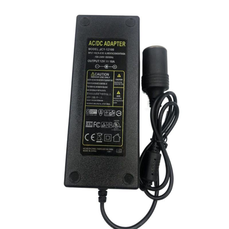 120W Car Inverter AC 100V 220V To DC 12V 10A Car Cigarette Lighter Converter Power Adapter Voltage Transformer Socket Cleaner