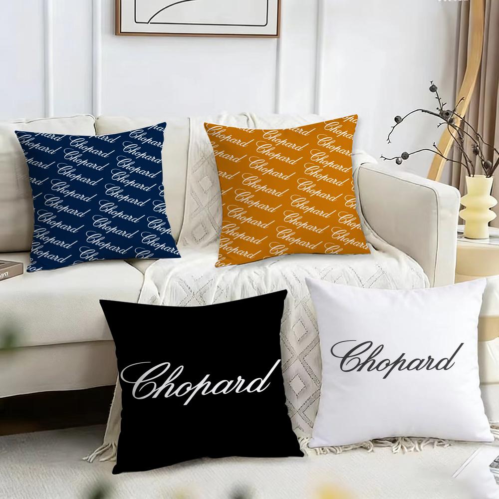 Chopard Cushion Cover Reversible Plush Pillow Cover – For car, sofa, bedroom, perfect as a gift.