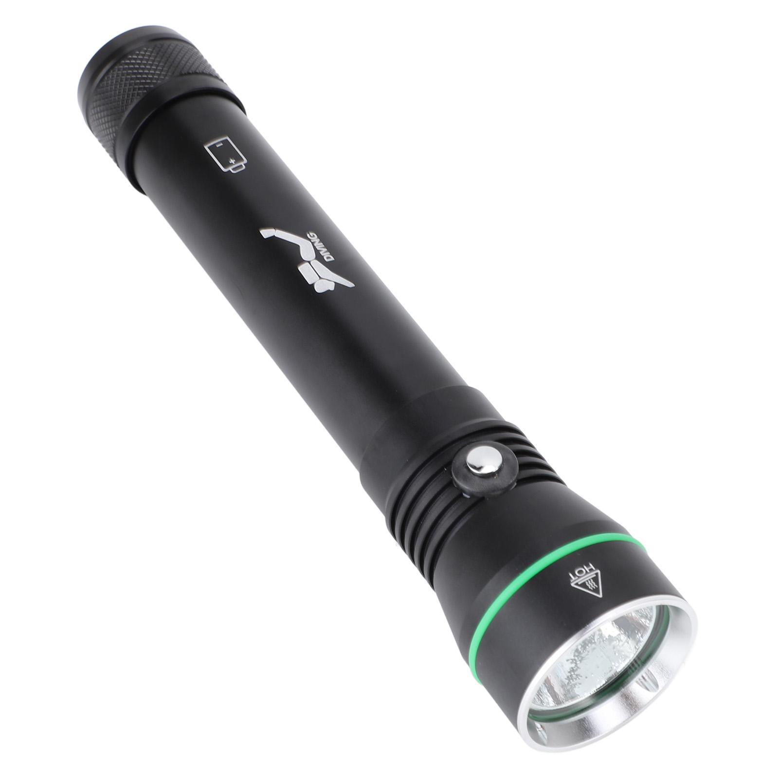 

Фонарик для подводного плавания, супер яркий, 5 режимов, P50, светодиодный, подводный фонарь, водонепроницаемый IPX8, для дайвинга