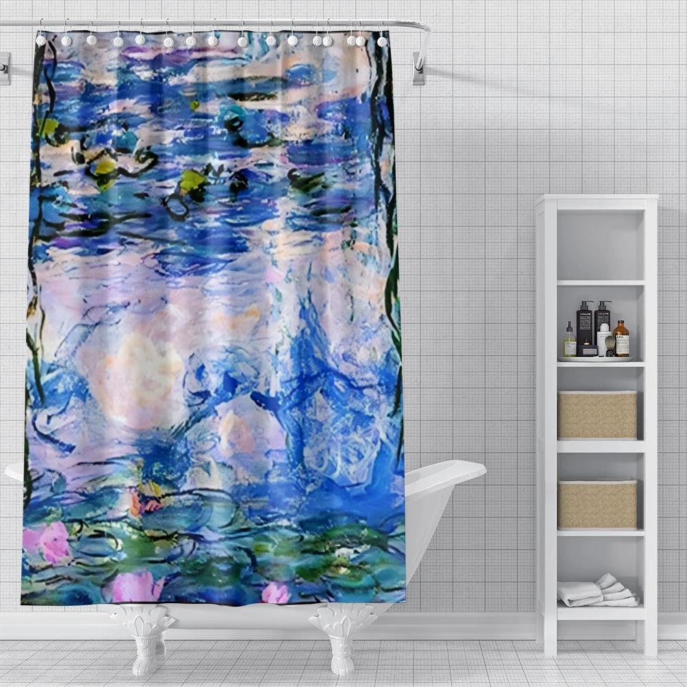 Home Shower Curtains for Bathroom Landscape Animals Waterproof Fabric Bathroom Curtains Modern Shower Curtain 180x200 240x200