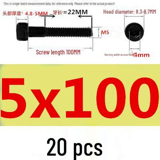 High-Strength Grade 12.9 Internal Hex Head Screws M1.4-M20