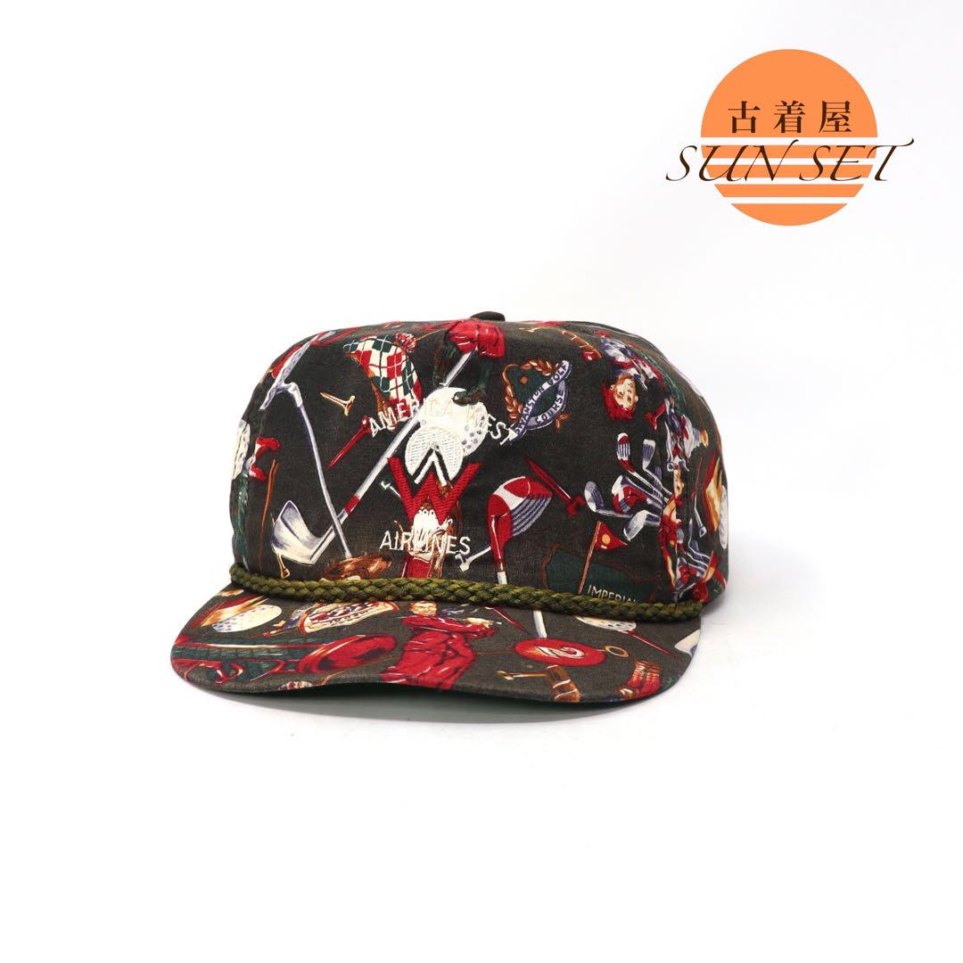 

[USED] 90s - Rare, vintage, all-over print trucker cap, made in the USA.