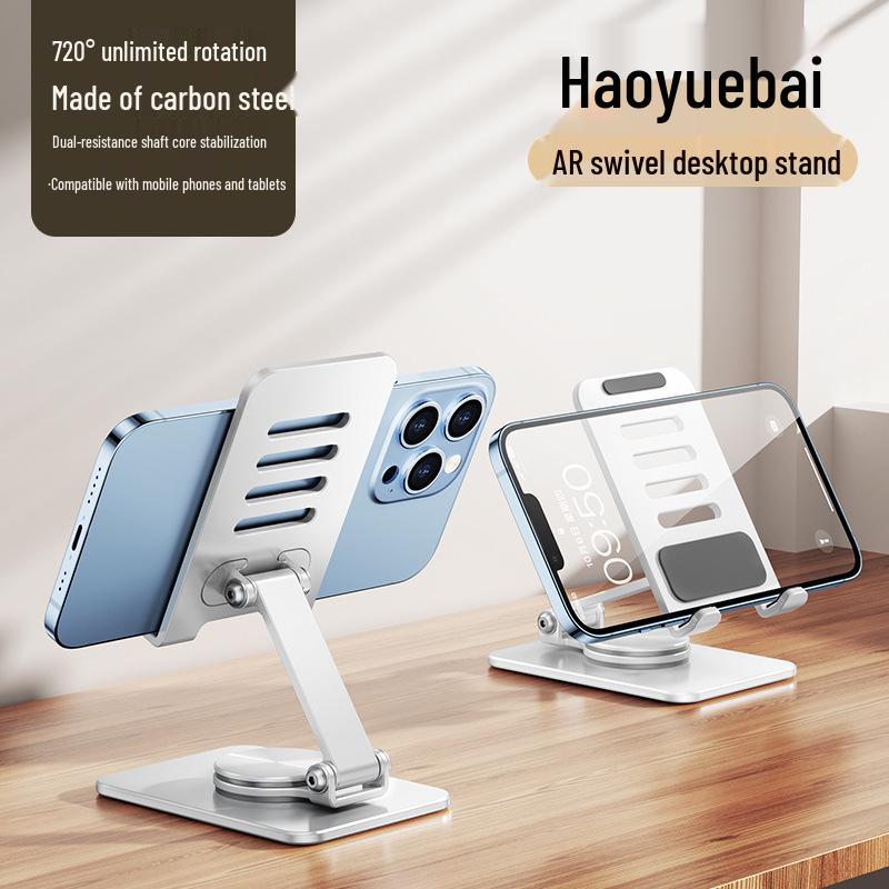 Infinitely Rotating Phone & Tablet Stand - Desktop Live Streaming Support