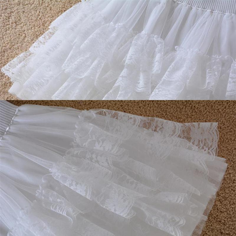 Womens Sexy Lace Gauze Mini Skirt For Women High Waist Pleated Skirt