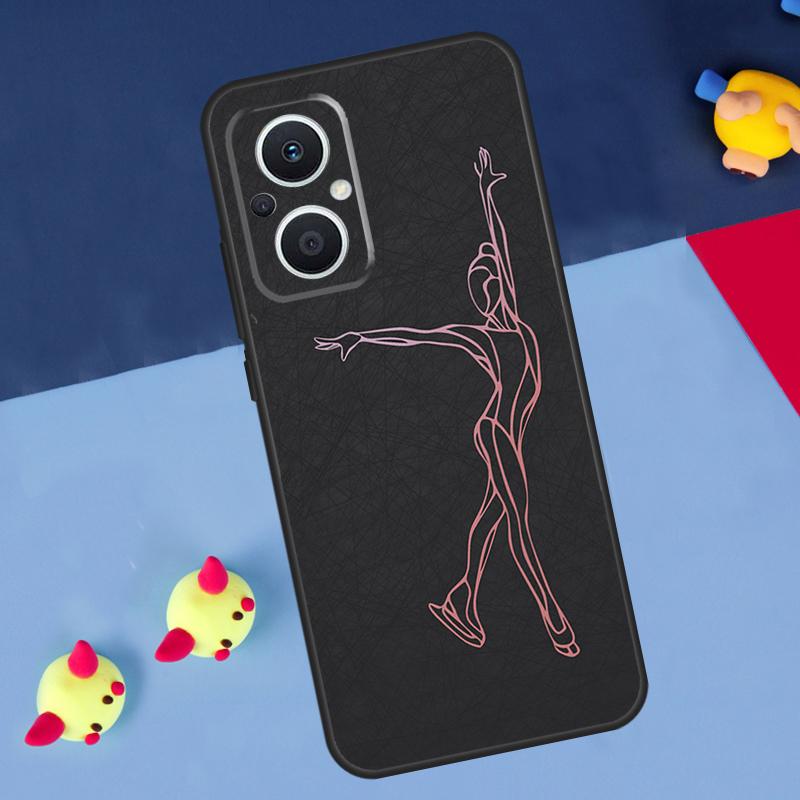 Ice Skating For OPPO Reno 7 8 Lite 8T 10 11 12 13 14 Pro 11F 12F 13F 14F OPPO Find X8 X5 X6 X9 Pro Case