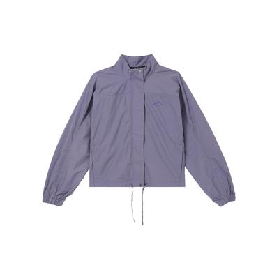 Trail Repel Printed Logo Stand Collar Waterproof Sun-Protective Jacket Women Outerwear Dawn-Deep-Purple FN5926-509