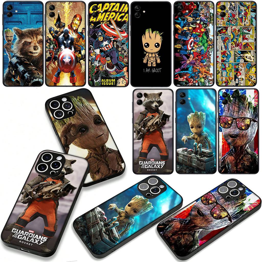 Marvel Guardians of the Galaxy Case for Samsung Galaxy A55 A54 A25 A36 A17 A26 A35 A33 A34 A14 A37 S8 S9 S20 S21 FE S10 Plus