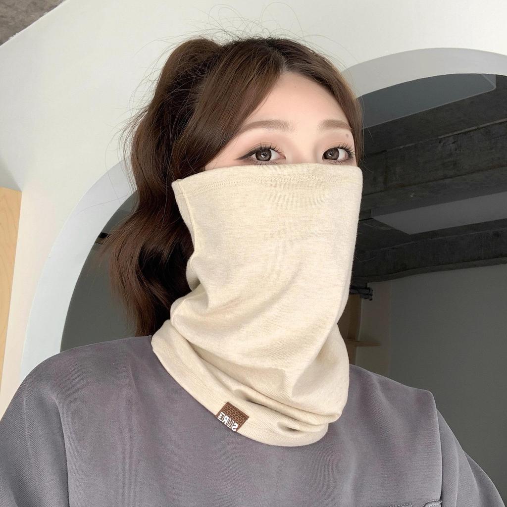 Unisex Knitted Neck Gaiter & Face Mask - Winter Warm, Thin Style Pullover Scarf