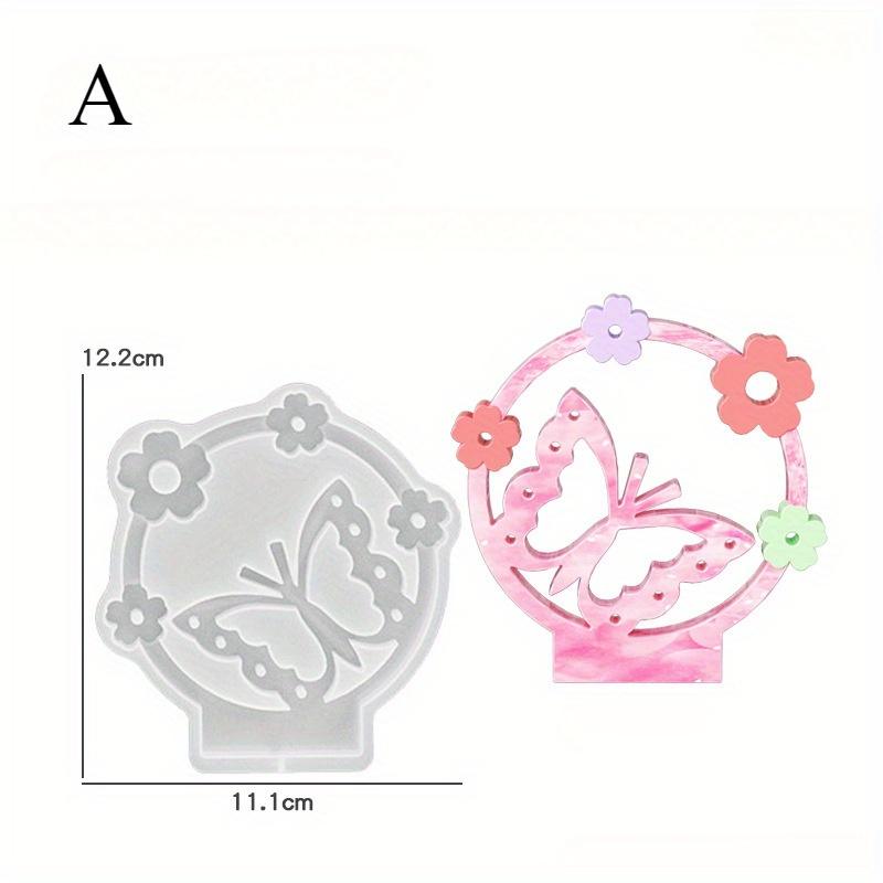 Digitální dekorativní ornament, držák na svíčky, sádrová forma, silikonová forma pro kutily