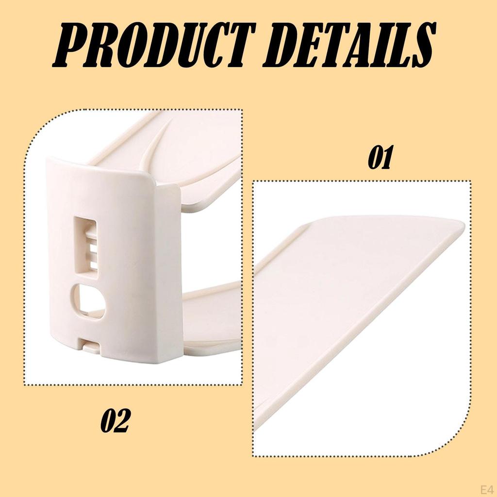 Shoe Organizer Stacker with Slots, , Space Saving, Display Rack Adjustable Height.