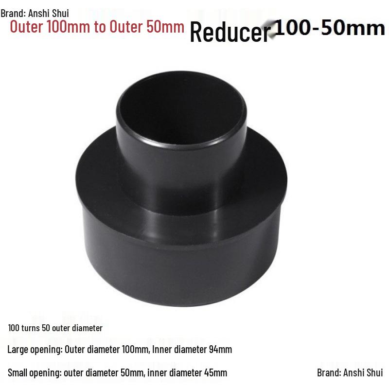 Industrial Vacuum Cleaner Accessories: Dust Collector Adapter, Belt Sander Dust Collector, Three-way Pipe Damper, Valve Crusher