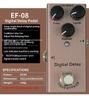 Compact Electric Guitar Effects Pedal: Overdrive, Distortion, Tremolo, Delay, Chorus, Reverb