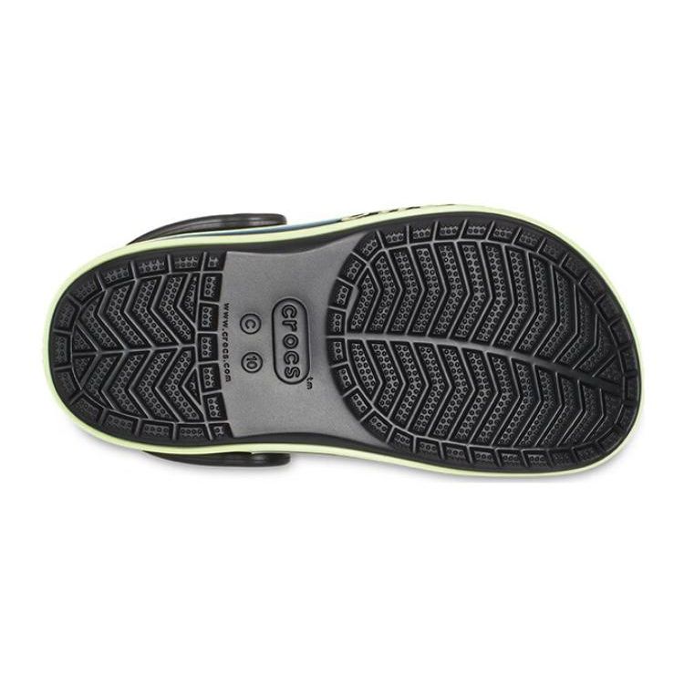 Crocs Comfortable Versatile Non-Slip Durable Childrens Sandals Kids Sandals Black 208321-0C4
