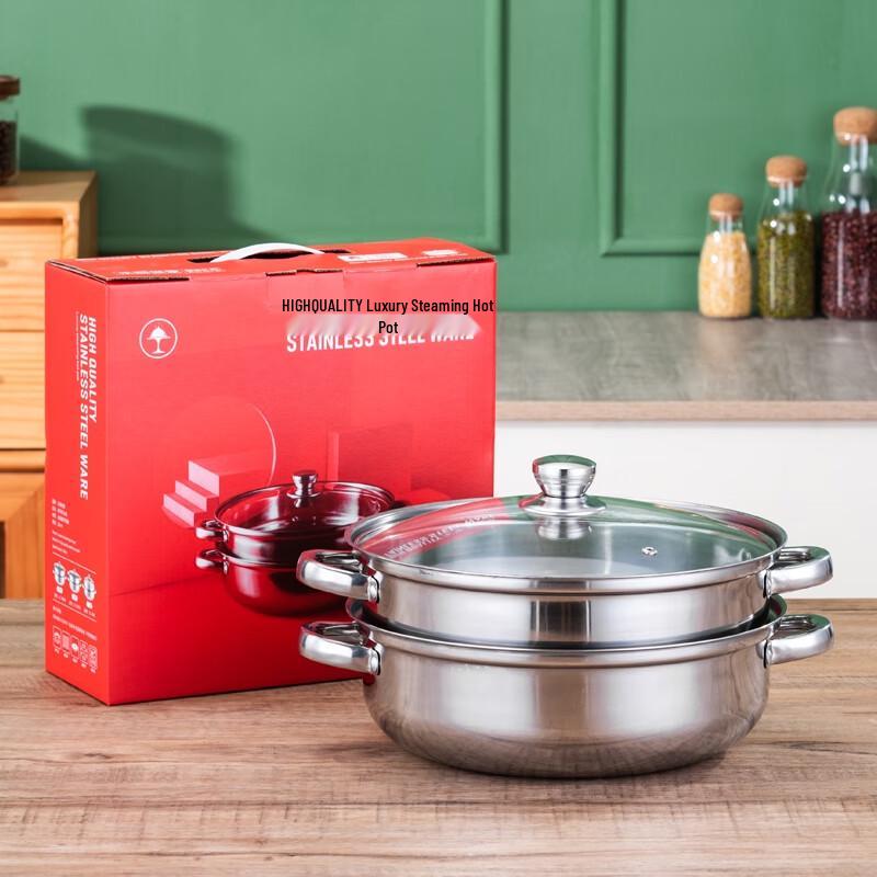 

Thickened 304 Stainless Steel Multi-function Steamer Pot