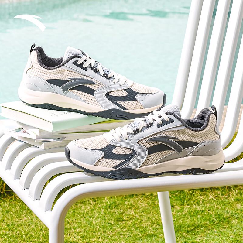 

ANTA ACE LT Men s Retro Tennis-Style Casual Shoes