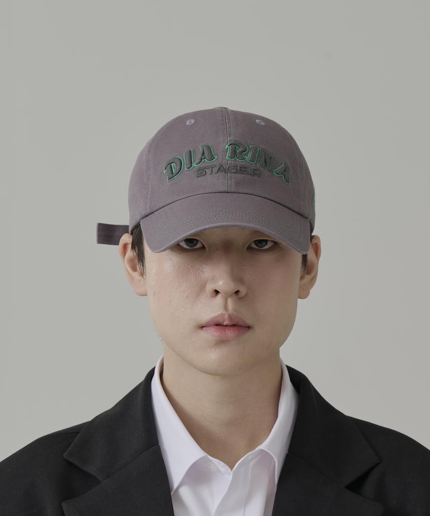 Seuteijial Diarina Washed Ball Cap [Grey]