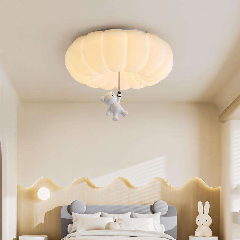 Pumpkin Bear Ceiling Lamp for Children's Bedroom