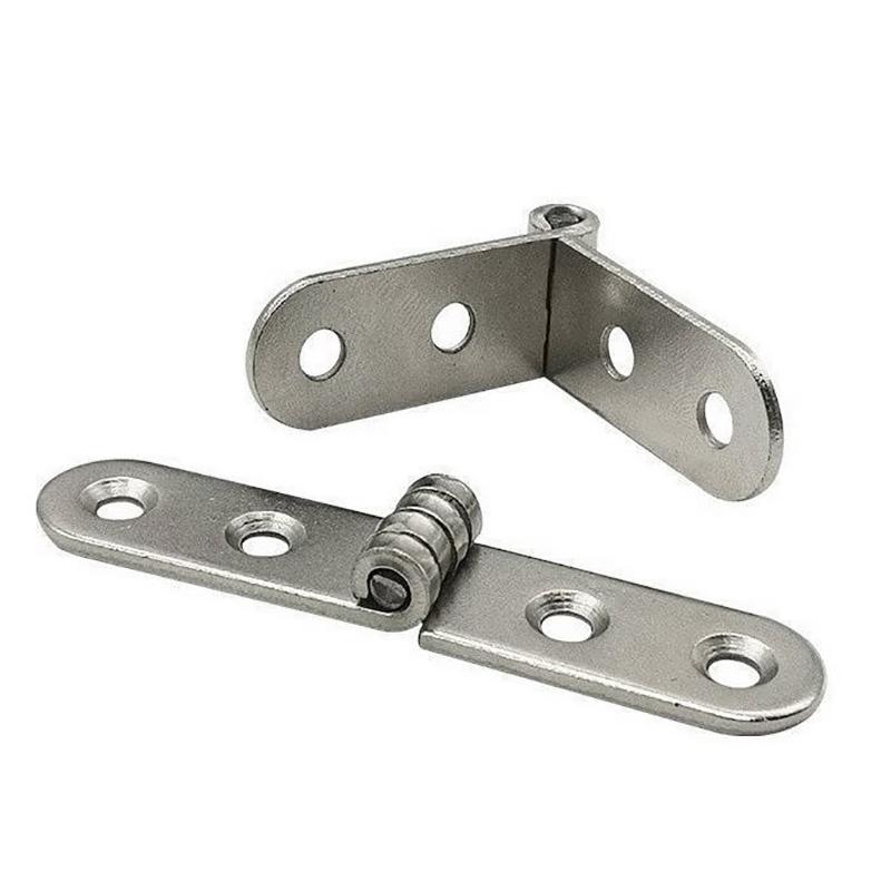 Nieuwe 2 stuks 180 Graden Schroefbare Scharnieren Voor Naaimachine Kastdeur Scharnier Opvouwbaar Scharnier Klep Meubelbeslag Accessoires