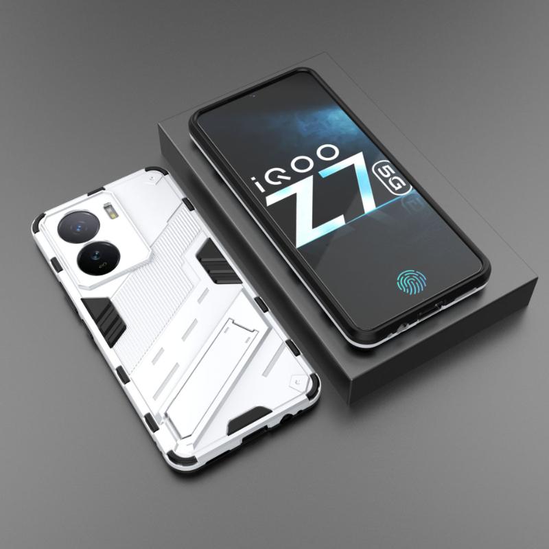 For Vivo iQOO Z7x Z7 Pro 5G Armor Shockproof Phone Case Back Cover For iQOO Z7 Magnetic Kickstand Anti-Fall Protect Coque Cases