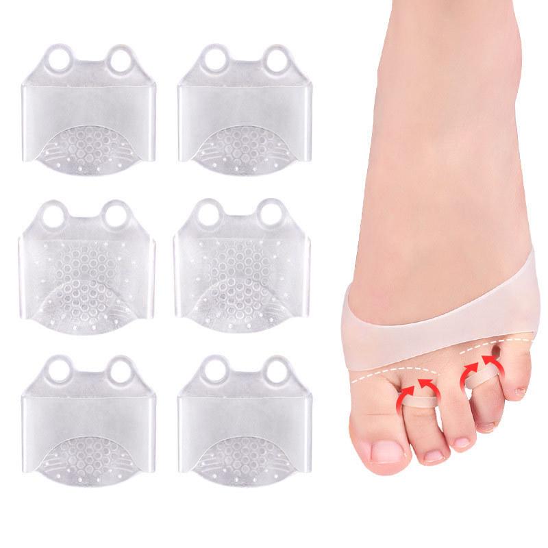 SEBS Honeycomb Forefoot Pad: Breathable, Shock-Absorbing, Pain Relief, Anti-Abrasion and Size Adjustable for High Heels.