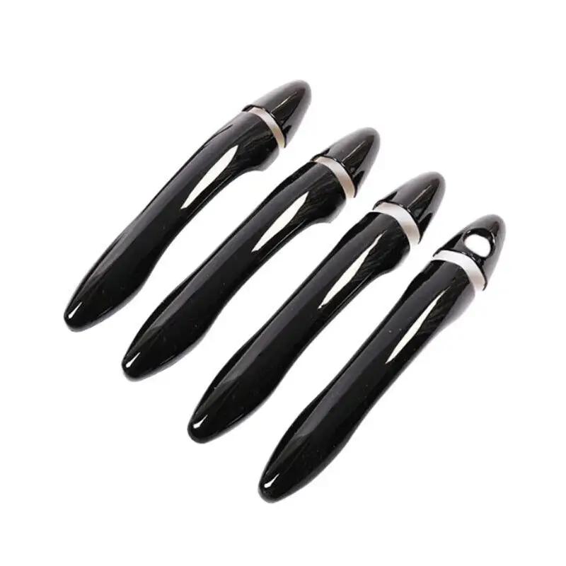 

Для Kia Optima K5 2011-2015 Smart Car углеродное волокно стиль наружная дверная ручка молдинг крышка отделка наклейка декор авто аксессуары чёрный