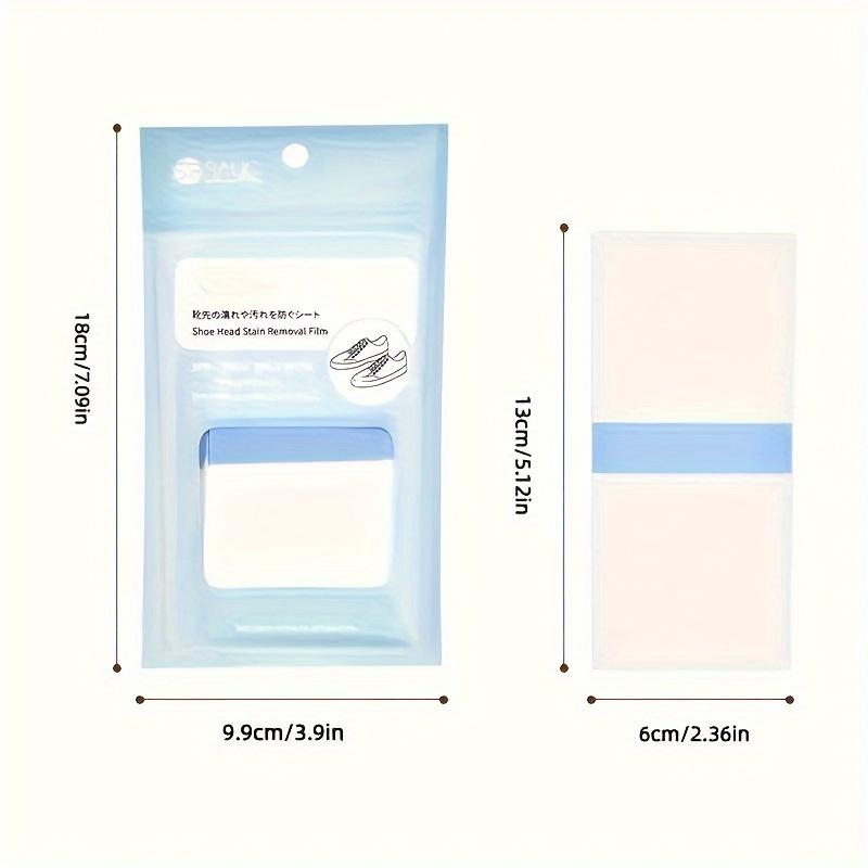 30/60pcs Transparent Anti-dirt Shoe Head Sticker - Portable Rainy Day Waterproof Film To Keep Shoes Clean