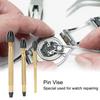 3pcs Copper Pin Vise Twisted Drill Bit Hand Drill Watch Repairing Tool Accessory