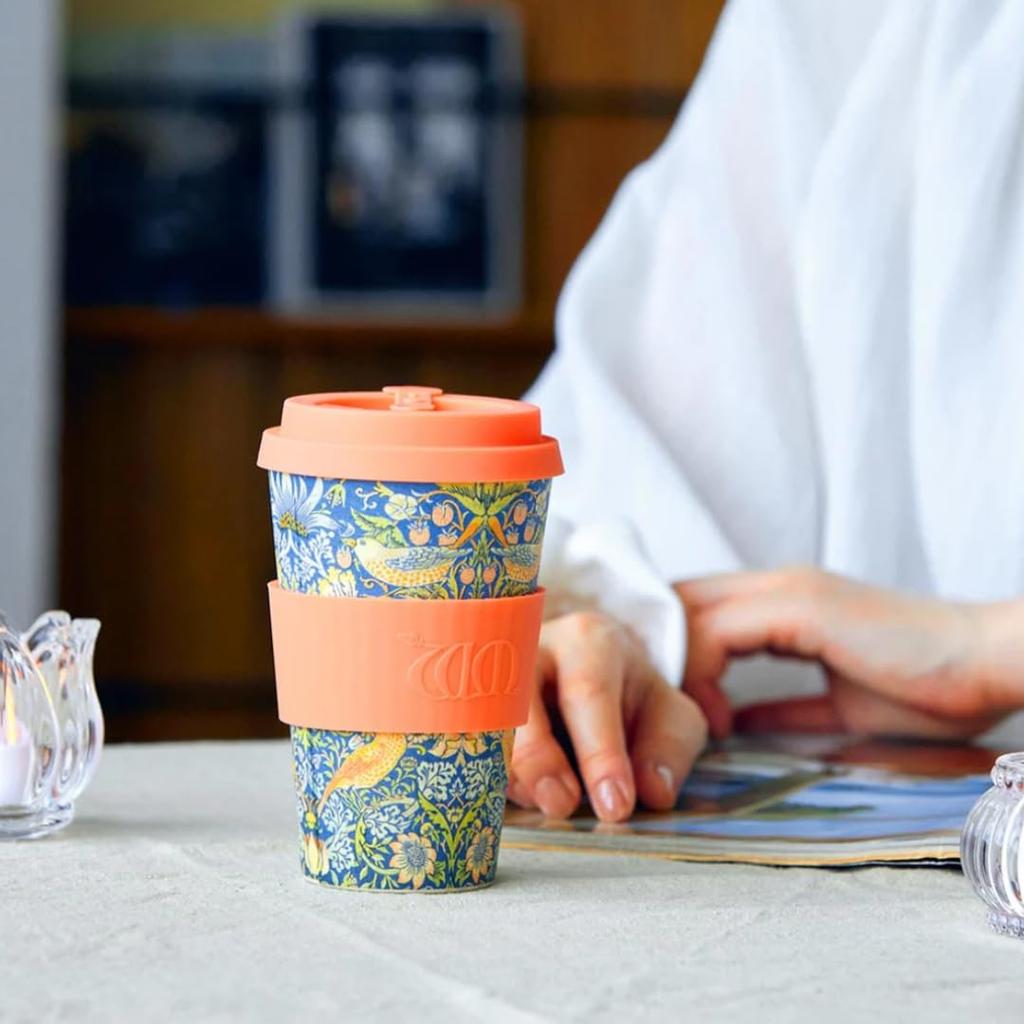Ecoffee Cup (Ecoffee Cup) - Reusable, Eco-Friendly, 400ml, by William Morris, 814 037
