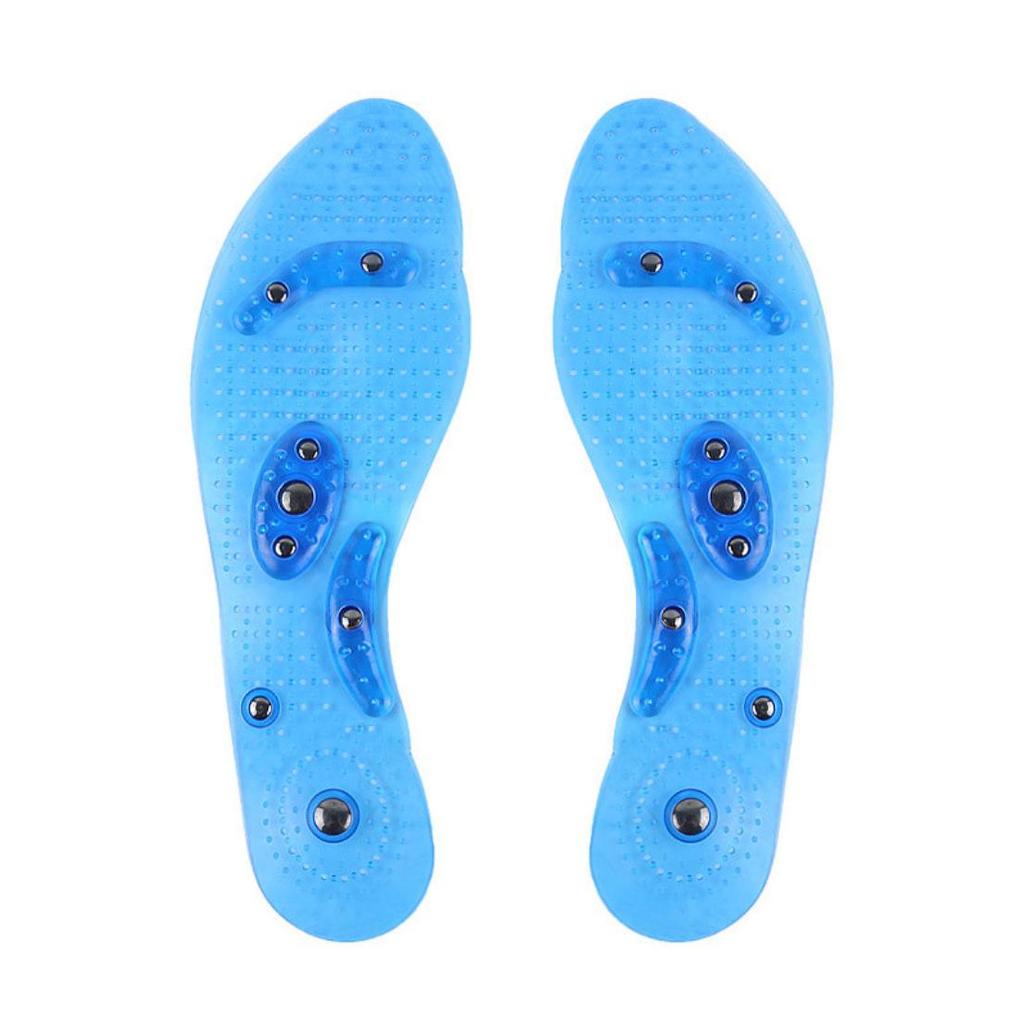 Semelles magnétiques en PVC transparent avec 8 aimants