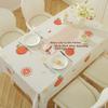 Tablecloth, Dining Table Mat, Waterproof And Oil-Proof, Washable, Heat-Resistant, Luxurious PVC Table Cover, Coffee Table Mat, Rectangular Shape