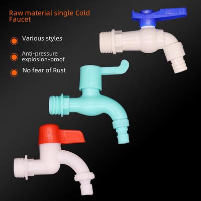 Kunststoff Schnellöffnender Frostbeständiger Wasserhahn für Waschmaschine - Großer Durchflussregler und Sanitärteile